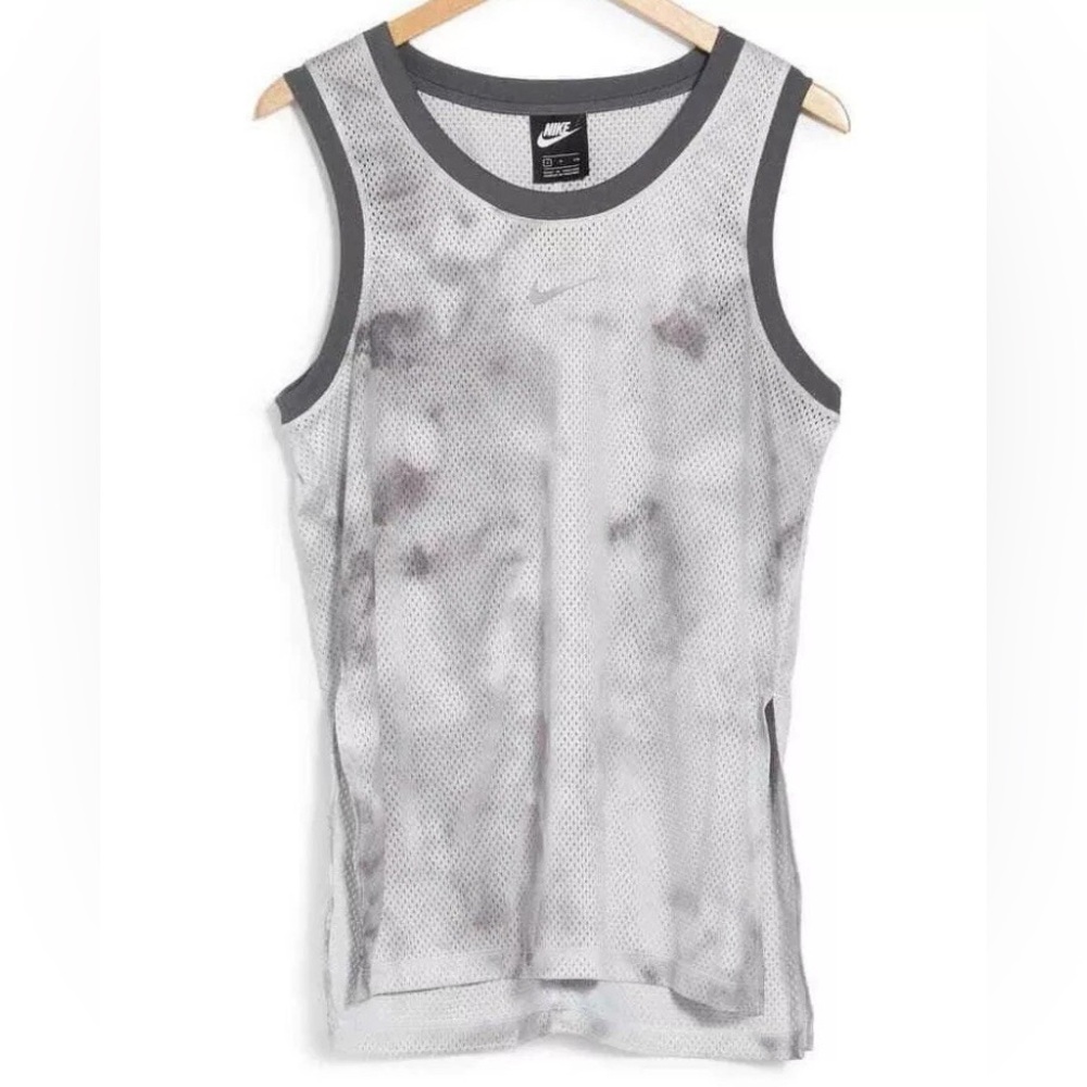 NIKE-Sportswear Icon Clash Sky Dye Tank-Women's Size Large- Color: Gray-NEW!!